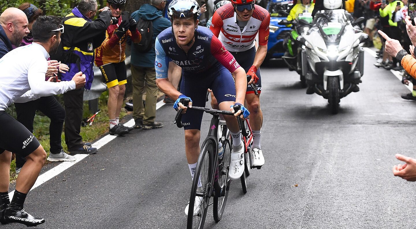 Giro d'Italia 2023 Sebastian Berwick podium Israel Premier Tech 2023 stage 12